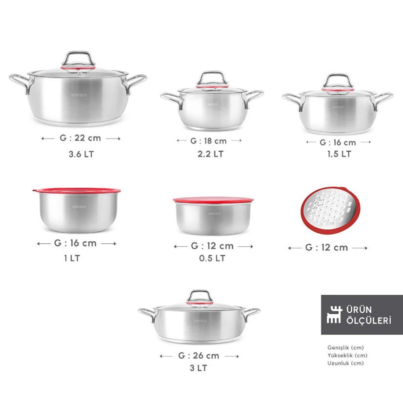 Karaca Stream Bone Saturn 24 Parça 6 Kişilik Yemek Takımı Platin